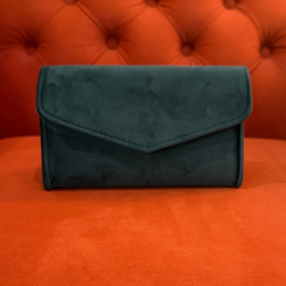 La Mer Teal Clutch